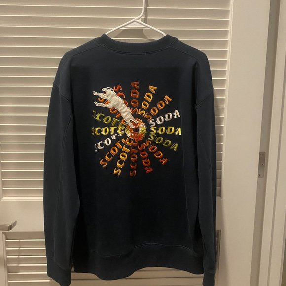 Scotch Soda Men's Polar Bear Sweater in Large